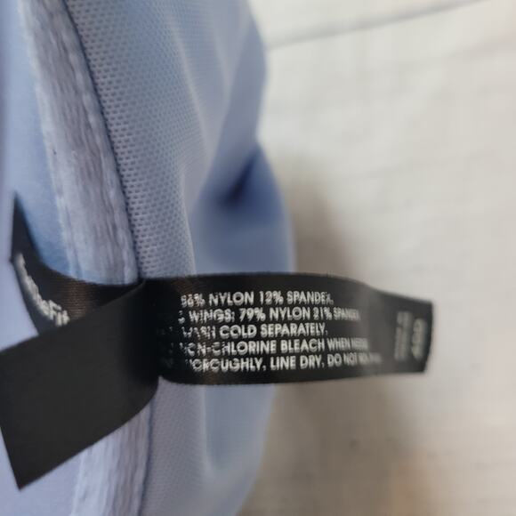 Torrid Size 40D Blue Lace Overlay Bra Plus Size Full Coverage Everyday - Picture 5 of 5